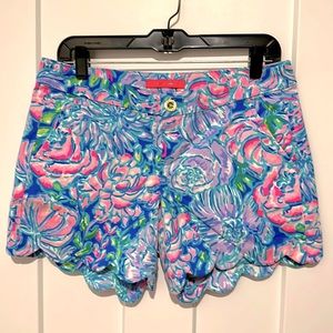 Lilly Pulitzer 5” buttercup stretch shorts size 6